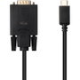 Nanocable Cable Conversor USB-C a VGA, 1.8 m, Negro